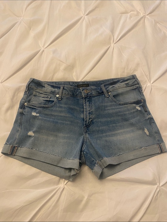 Silver Jeans Pants - Silver Denim Distressed Jean Shorts